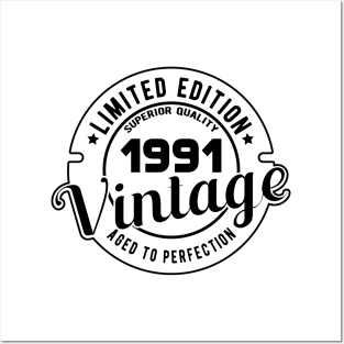 1991 VINTAGE - 30Th BIRTHDAY GIFT Posters and Art